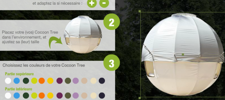 Module de visualisation pour tentes Cocoon