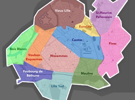 Carte de Lille interactive